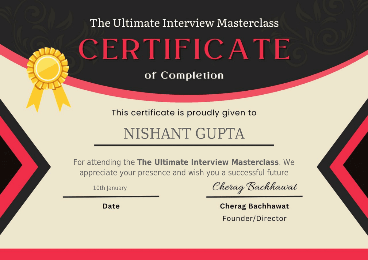INTERVIEW MASTERCLASS