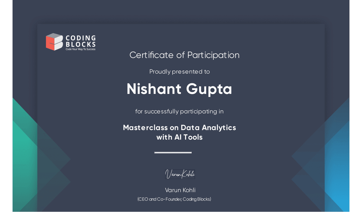 DATA ANALYTICS WITH AI